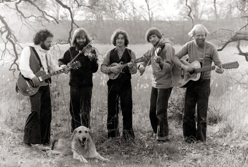 Orføvs with dog named Walter, 1978