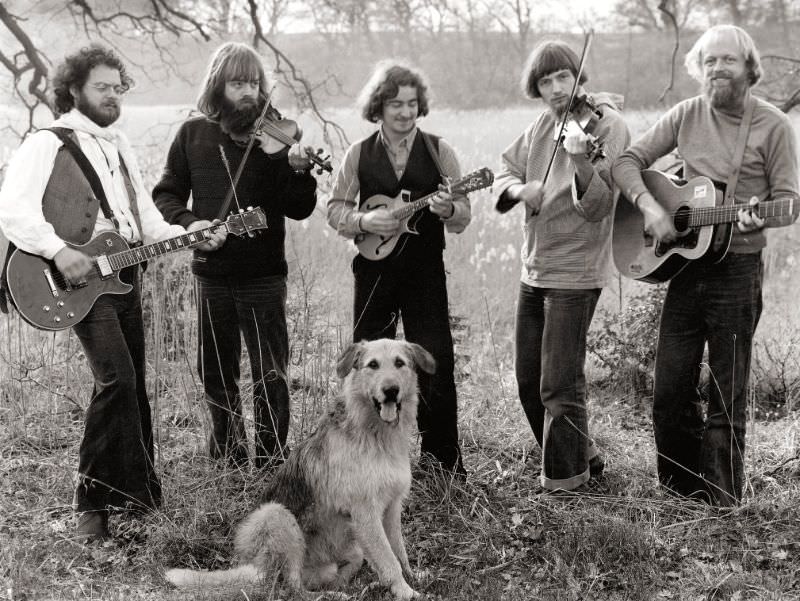 Orføvs with dog named Walter, 1978