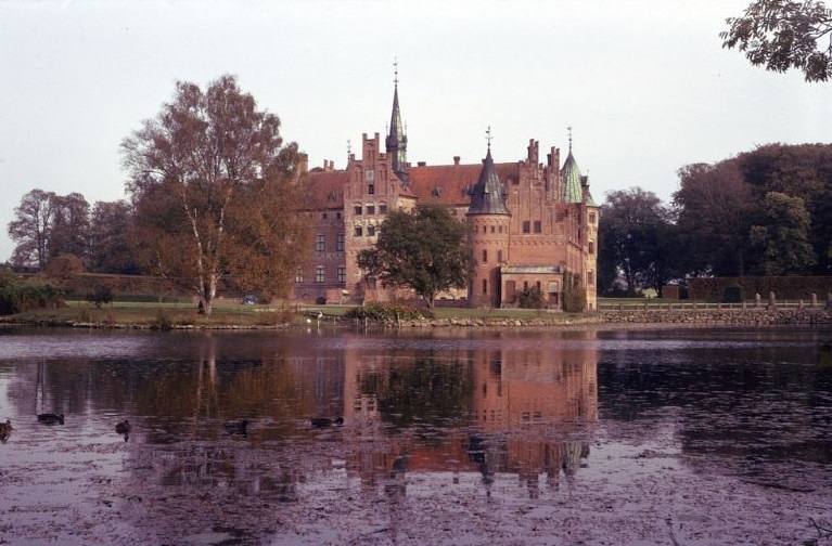 Egeskov Castle, Funen Island, 1966