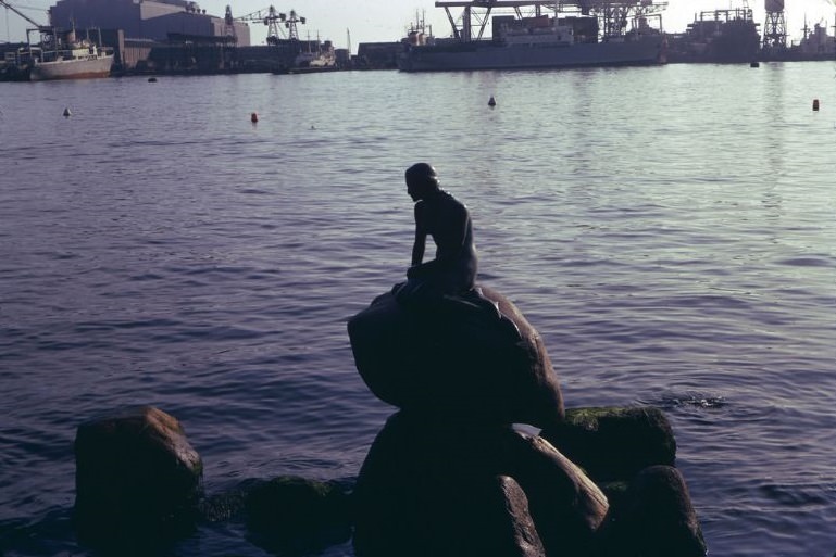 The Little Mermaid, Copenhagen, 1966