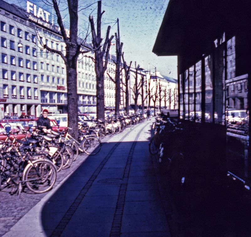 Down town Copenhagen, 1968