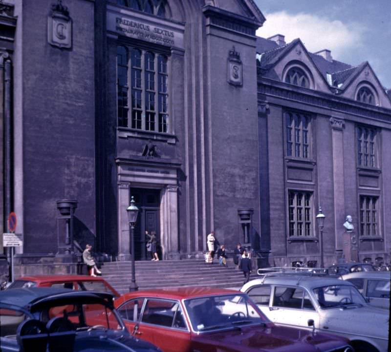 Main hall of the University of Copenhagen, 1968