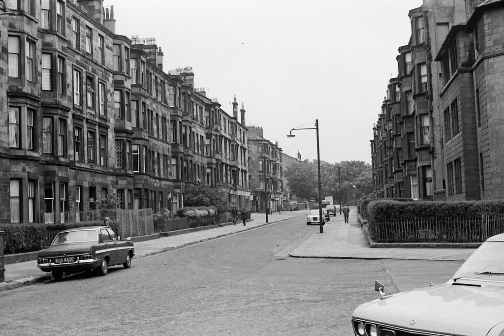 Looking eastwards along Roebank Street towards Alexandra Park. Taken from Meadowpark Street.