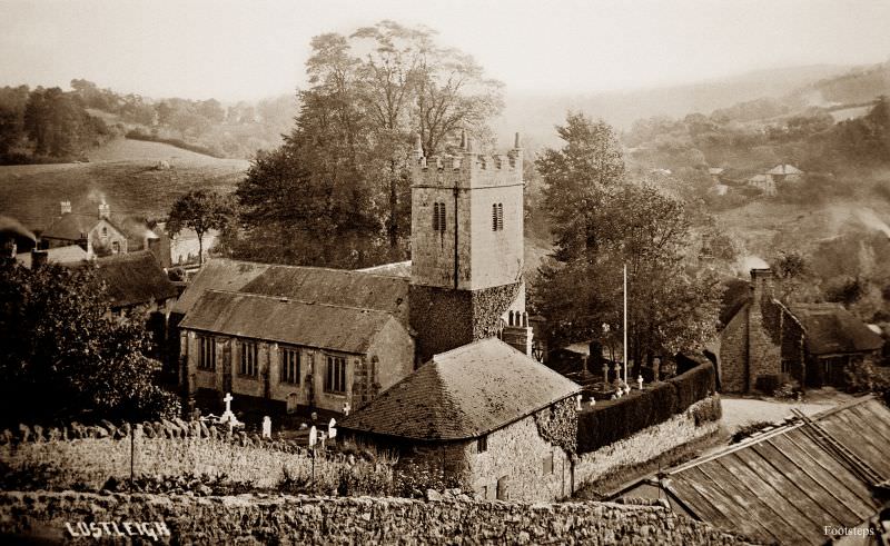 St John's Church, Lustleigh, Devon, circa 1910s