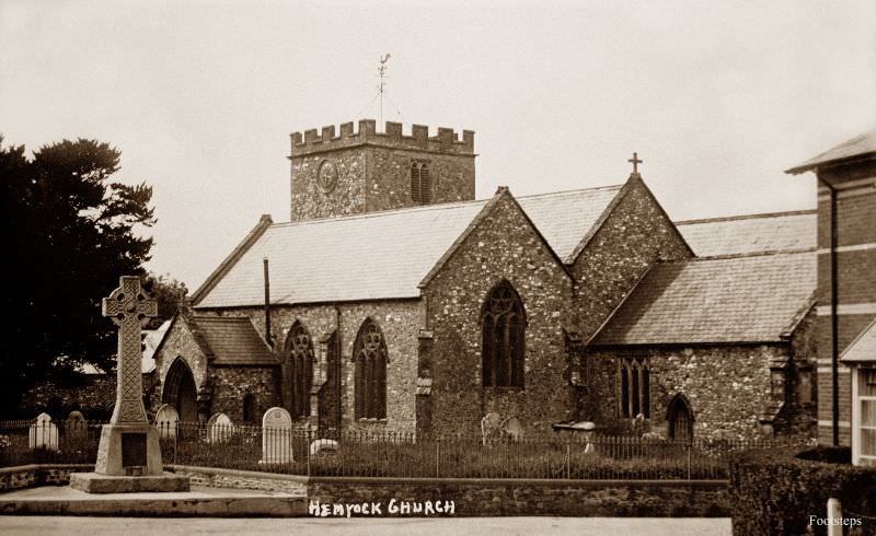 St Mary's Church, Hemyock, Devon, circa 1910s