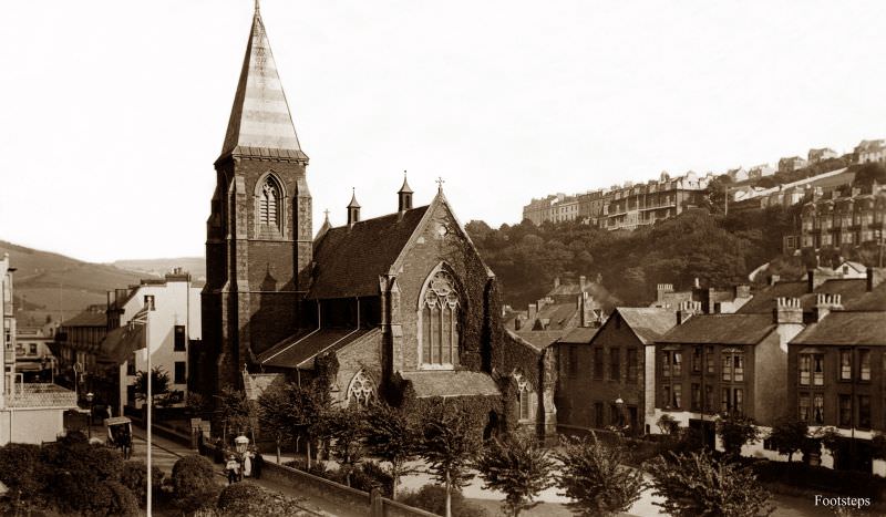 St Philip and St James's Church, Ilfracombe, Devon, circa 1900-1910
