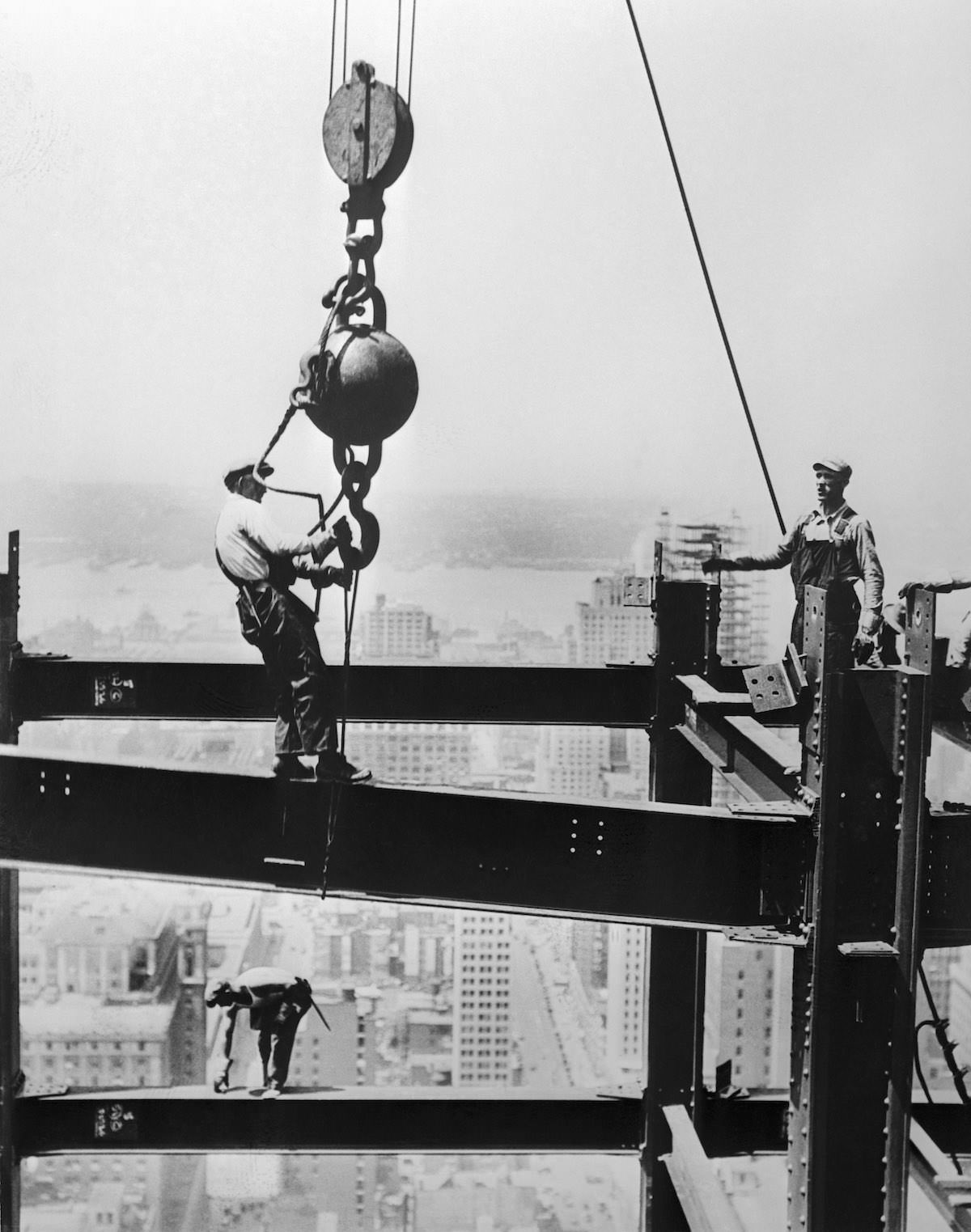 Empire State Building under. Sept. 29, 1930