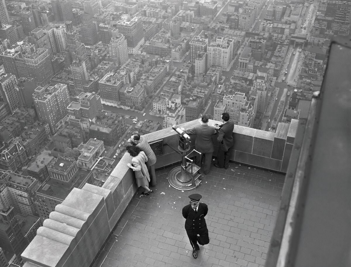 View From the Top of the Empire State Building. May 22, 1947
