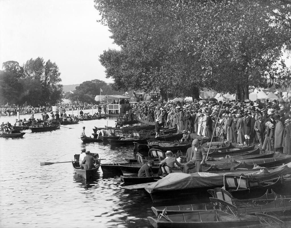 Henley Regatta, Henley-on-Thames, Oxfordshire, 1902.