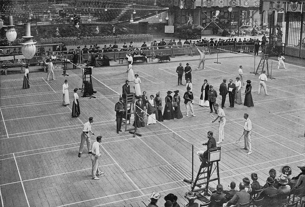 A Badminton Tournament at the Crystal Palace', 1902