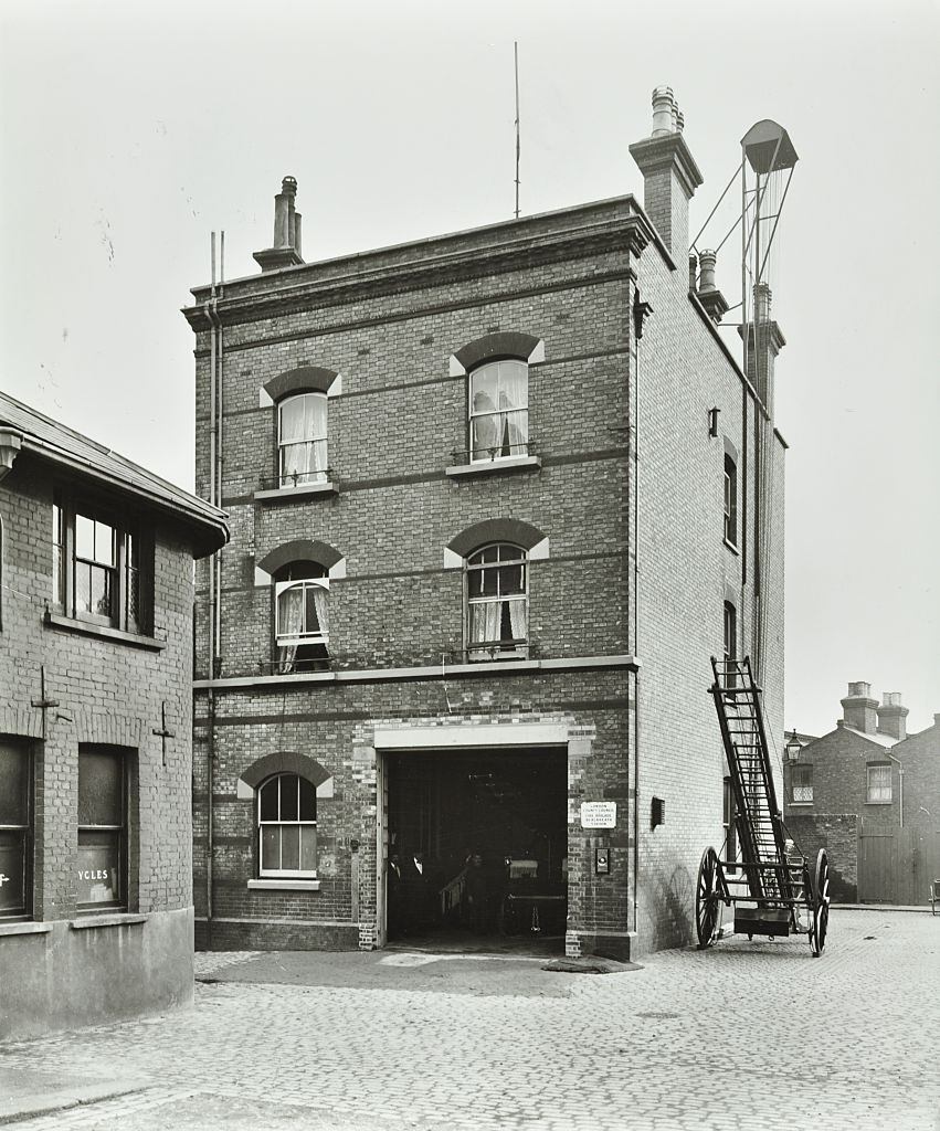Blackheath Fire Station, Tranquil Vale, Blackheath, London, 1905.