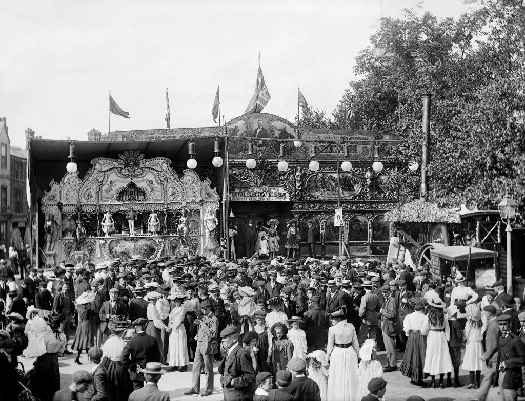 St Giles' Fair, Oxford, Oxfordshire, September 1905.