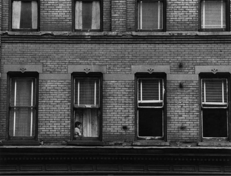 A tenement block, 1948.