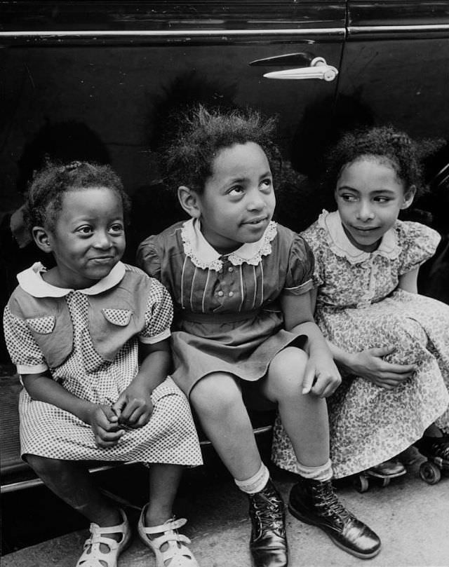 Three children, 1940.