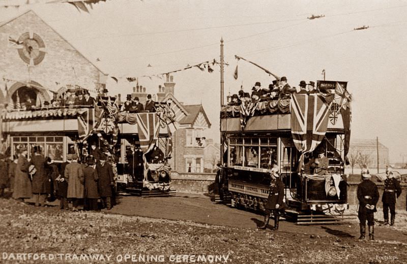 Dartford tramway opening ceremony