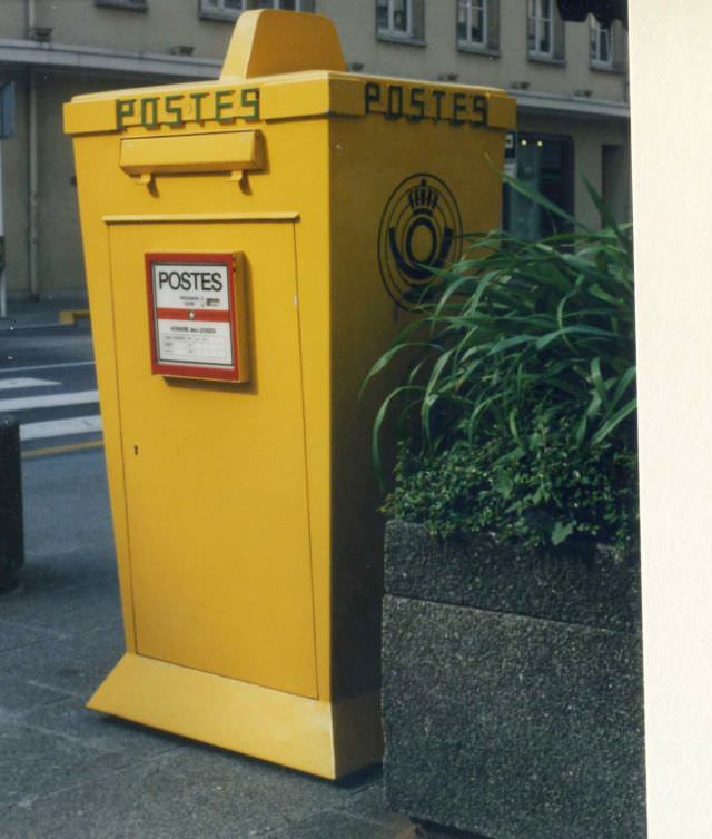 Post box, Luxembourg. May 1995