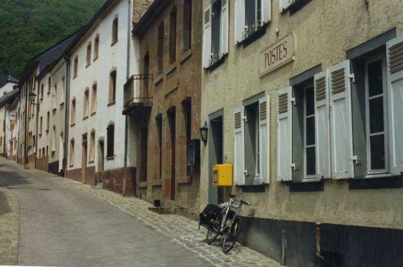 Post Office - Bureau de Poste, Esch-sur-Sûre, Luxembourg. May 1995
