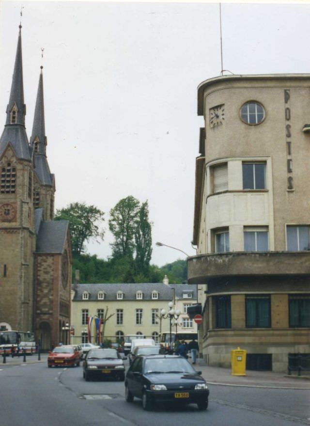Bureau de Poste, Diekirch, Luxembourg. May 1995