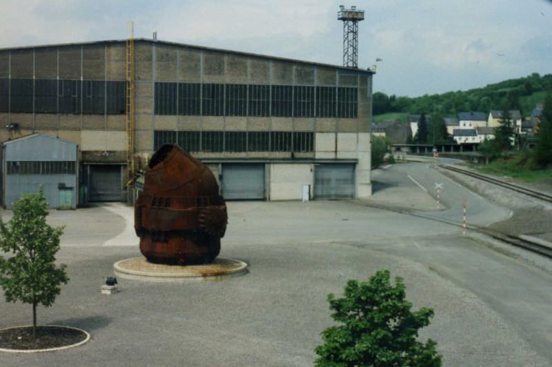 Steelworks, Dudelange, Luxembourg. May 1995