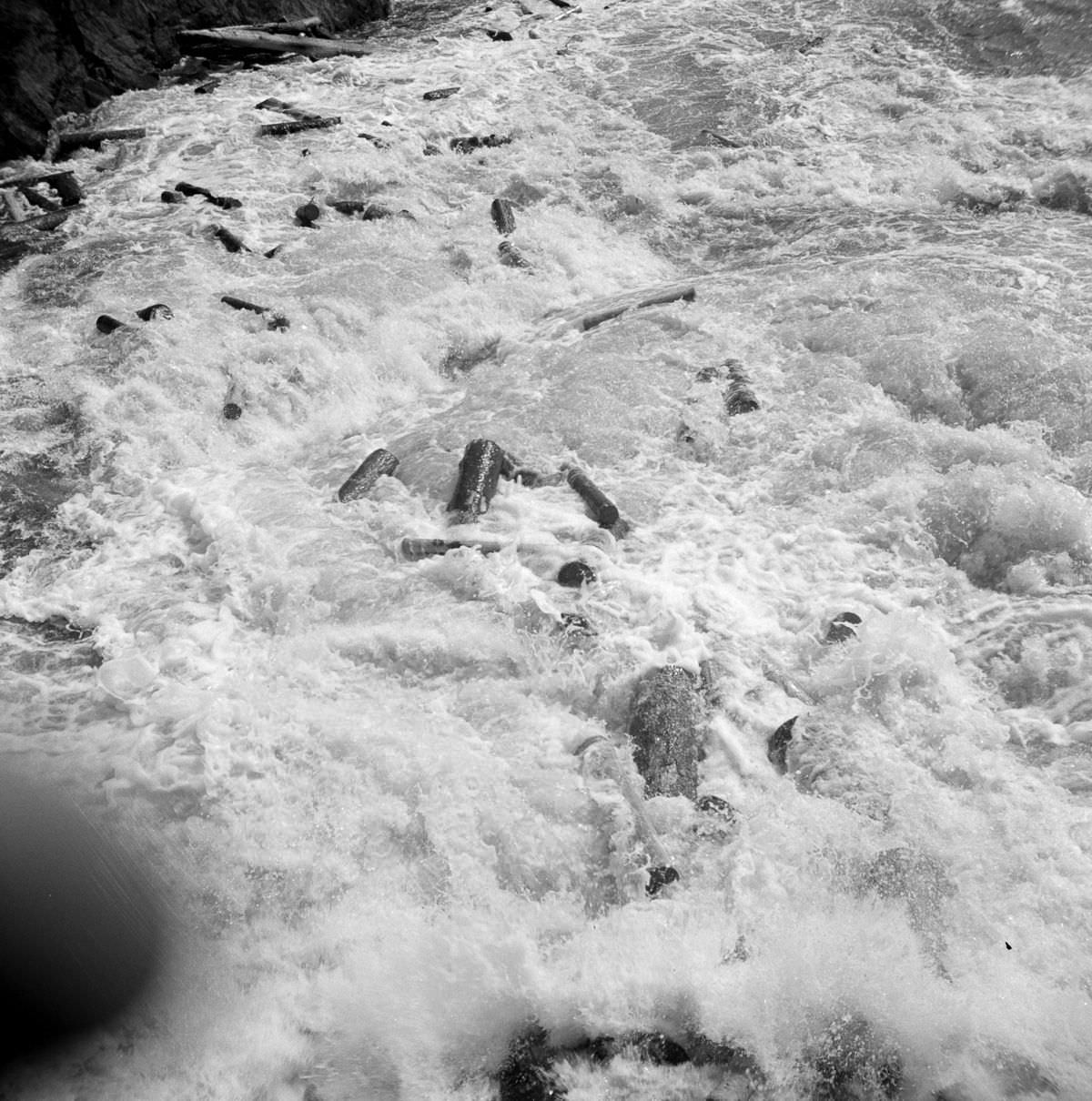 Maine Woodsmen: Fascinating Vintage Photos Show Woodsmen Shepherding Timber Through the rivers And Lakes