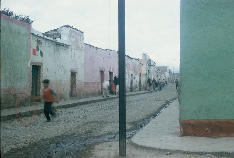 Side street scenes, Queretaro. December 1958