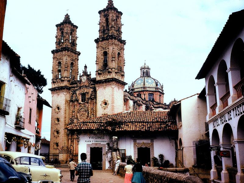 Santa Prisca church, Taxco. December 1958