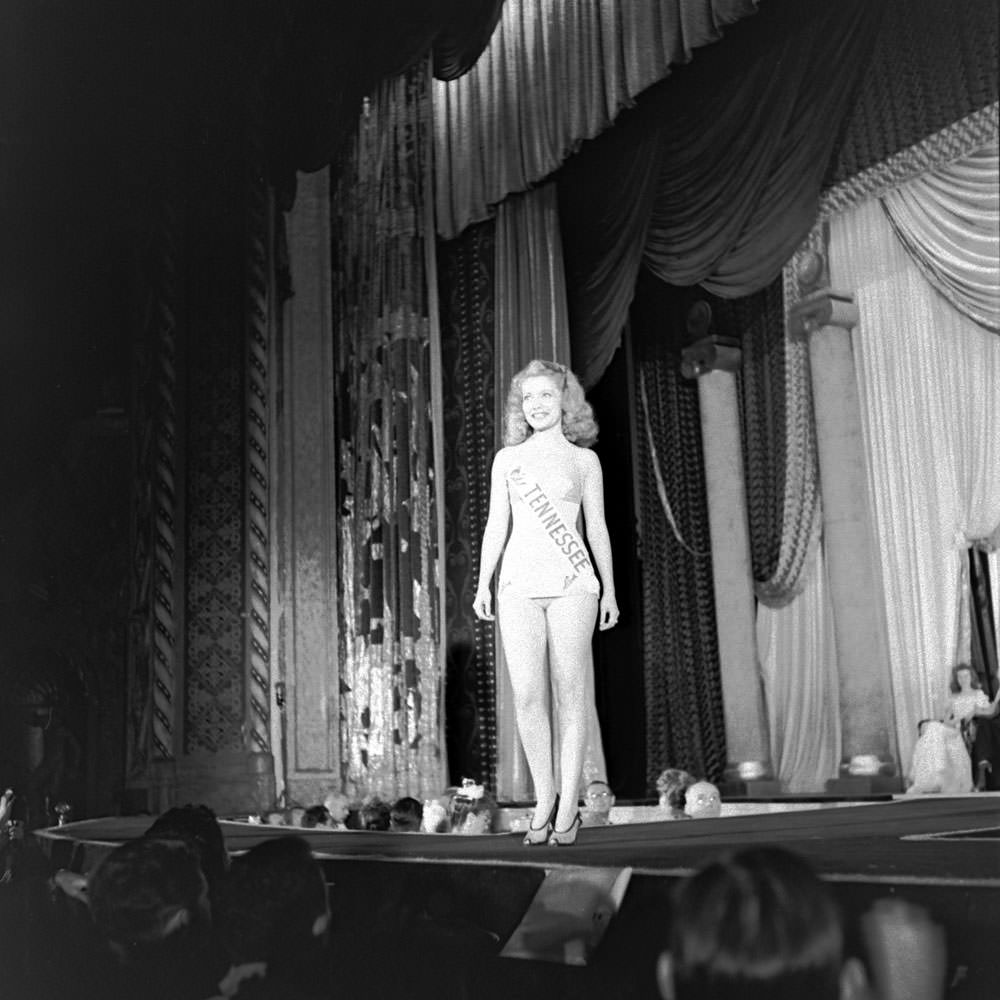 Miss America pageant in Atlantic City, September 1945.