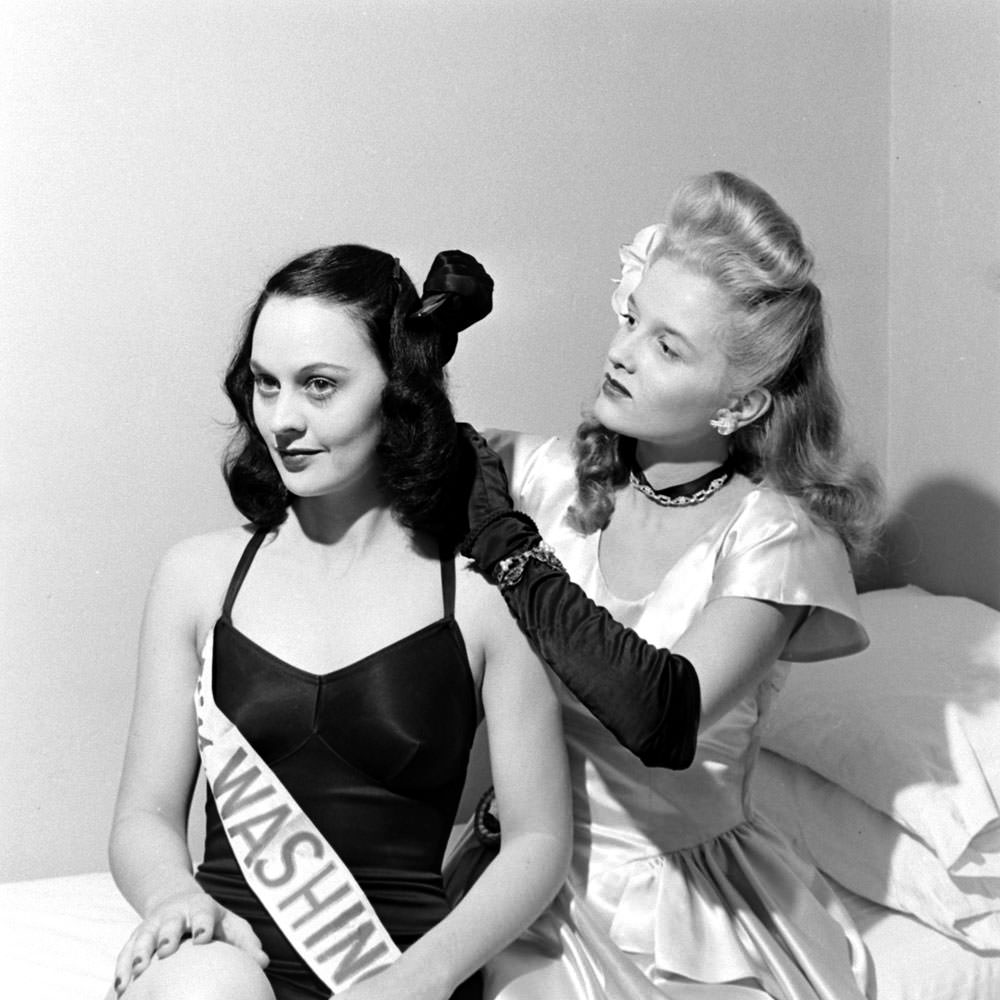 Miss America pageant in Atlantic City, 1945.