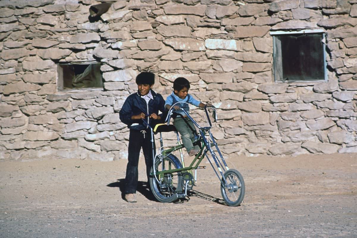 Children on the Hopi Reservation in Arizona.
