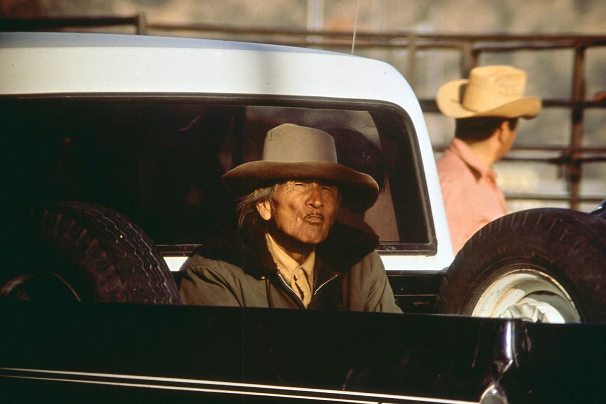A Navajo man in the town of Window Rock, Arizona.