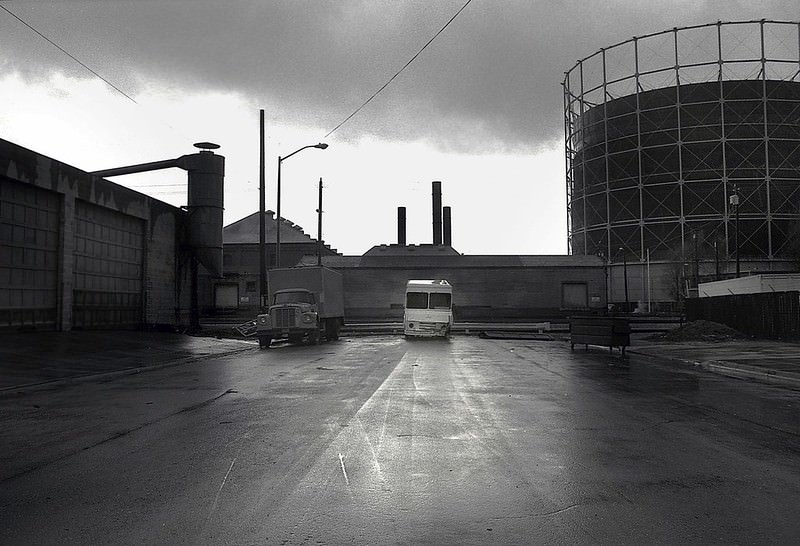 Ironworks district, Oakland, 1976.