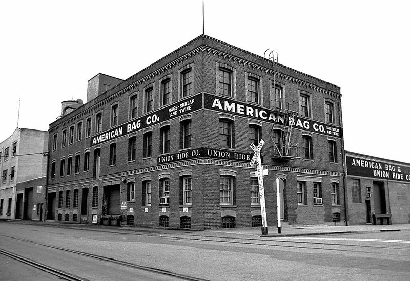 American Bag Company3rd and Harrison, Oakland, 1976.