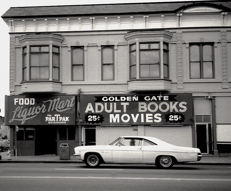 Golden Gate Adult Books, 1905 San Pablo Ave. Oakland, 1982.