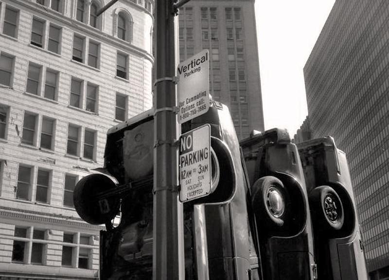 Vertical Parking, Oakland, 1980s.