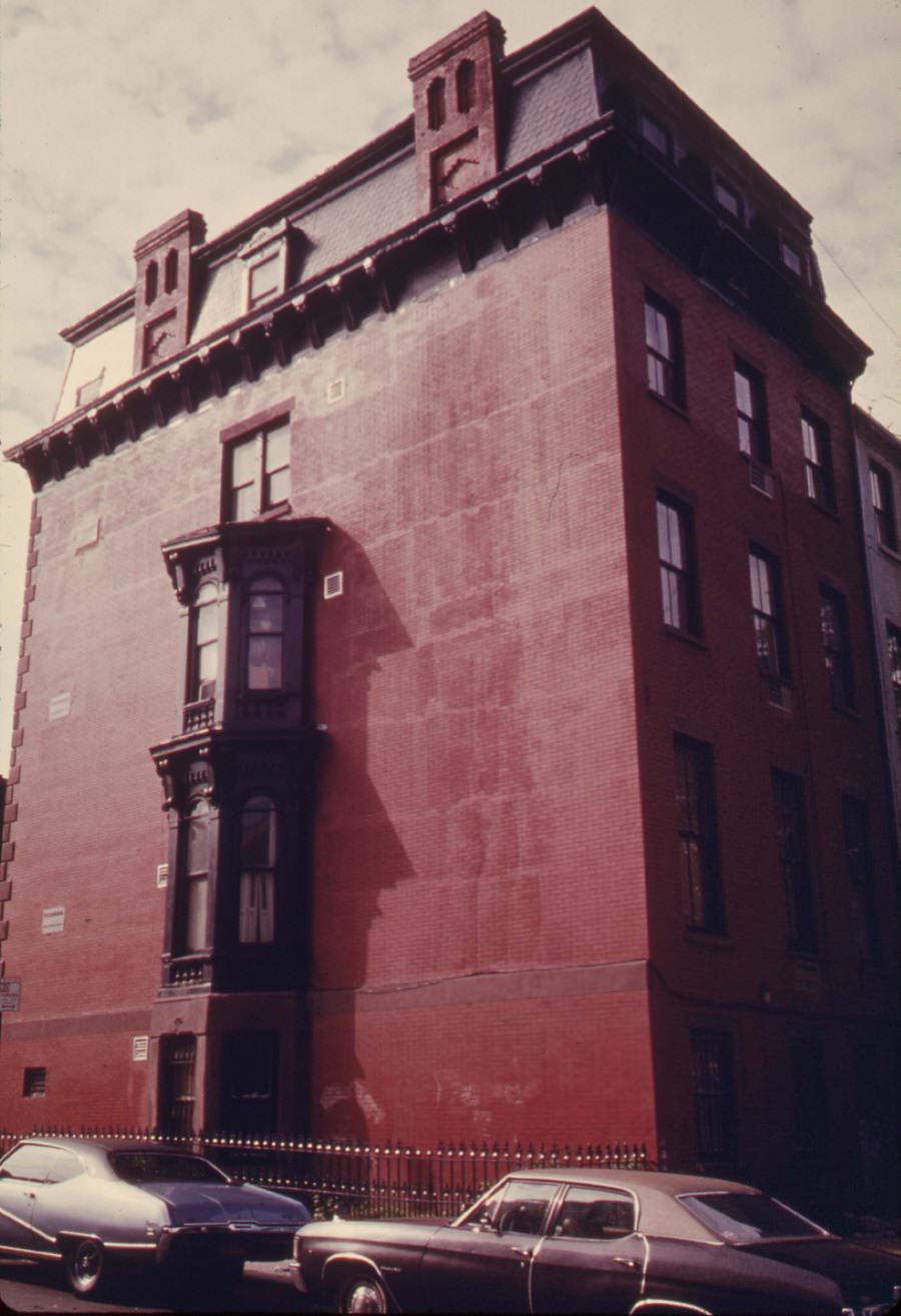 House in Park Slope, Brooklyn, June 1974.