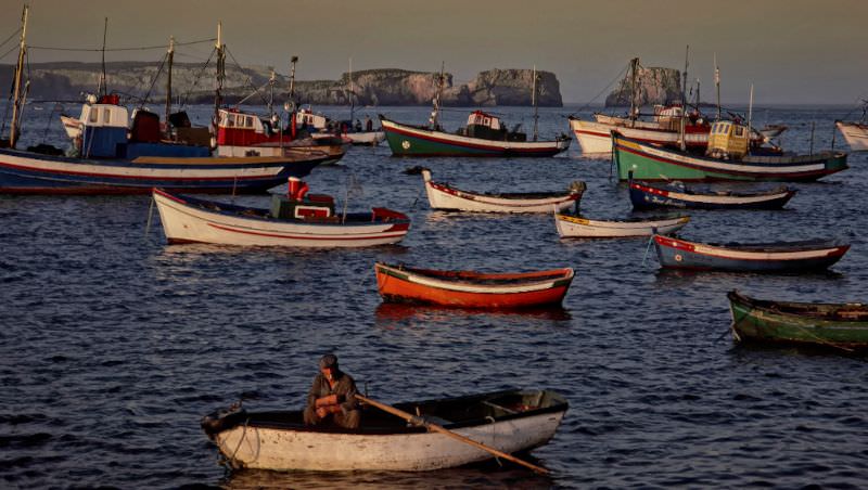 Fishing boats, Sagres, 1974