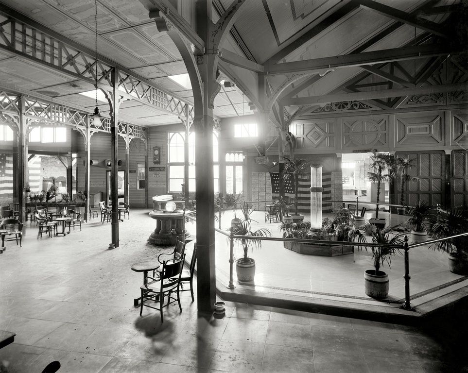Atrium in the House of Pansa. Saratoga Springs, New York, circa 1901.