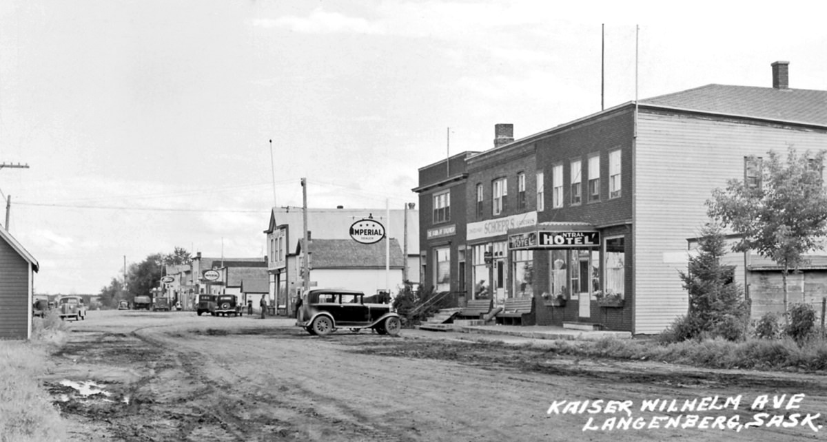 Kaiser Wilhelm Ave., Langenberg, Saskatchewan