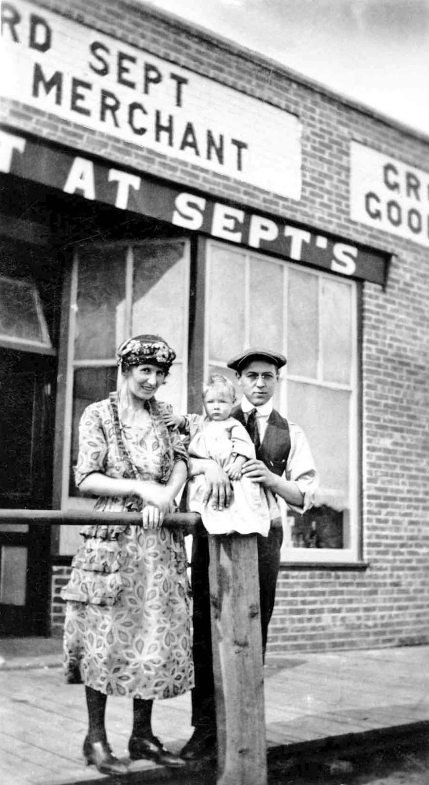 Freda and Edward, Hatton, Saskatchewan, September 1921