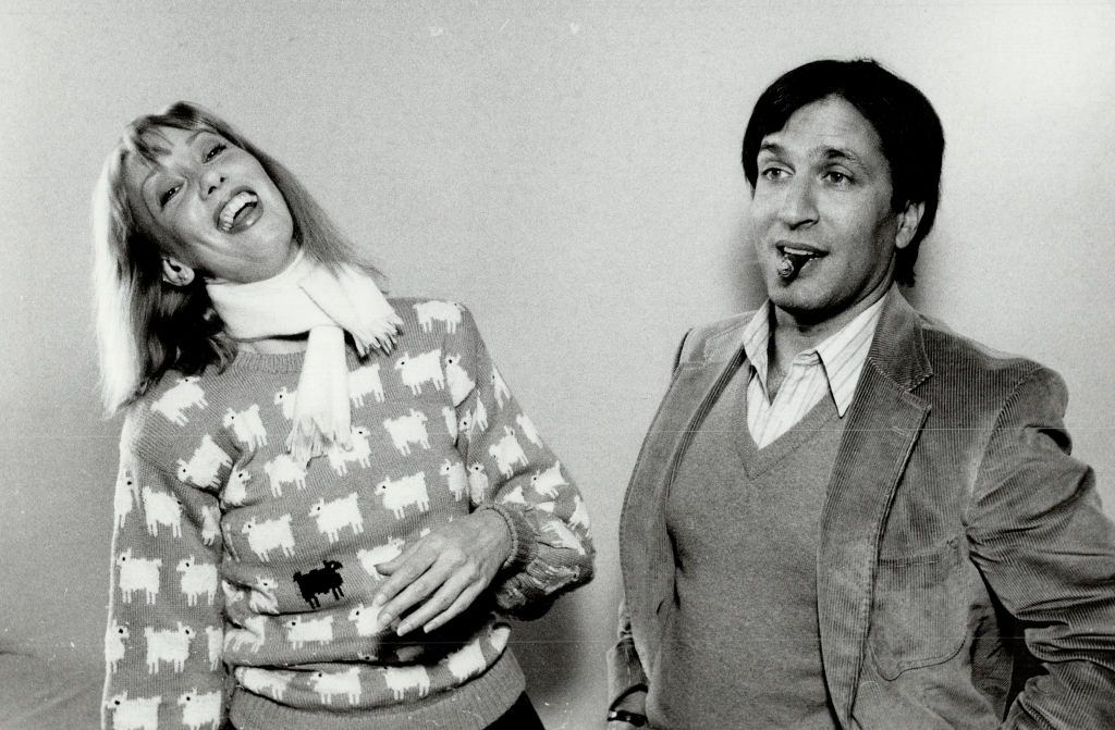 Shelley Duvall with Nick Meyer, 1984.