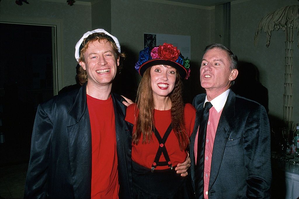 Shelley Duvall with Danny Elfman and Robby McDowall, 1988.