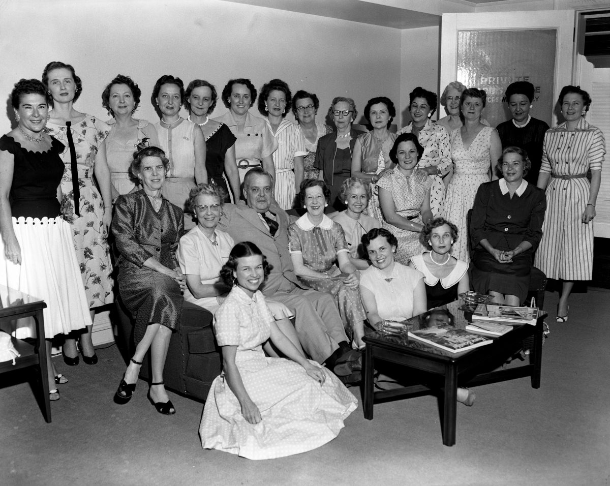 Senators’ wives, 1954