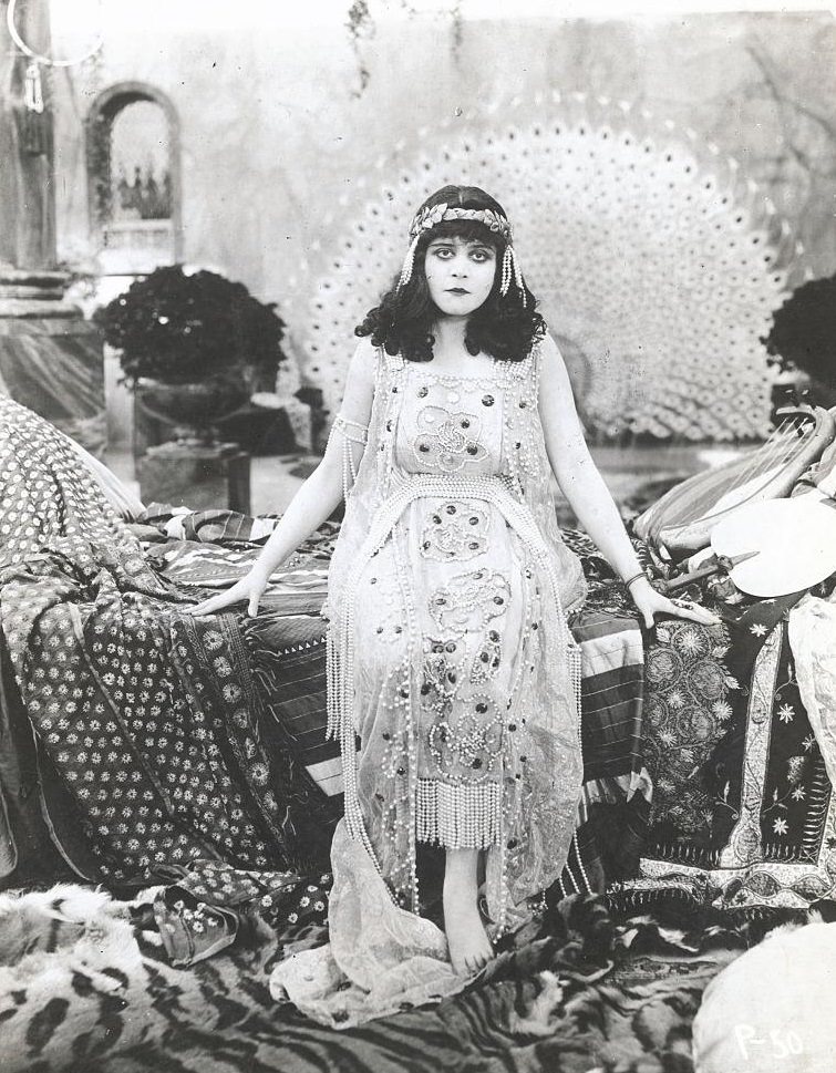 Theda Bara Salome-ban, 1918-ban.