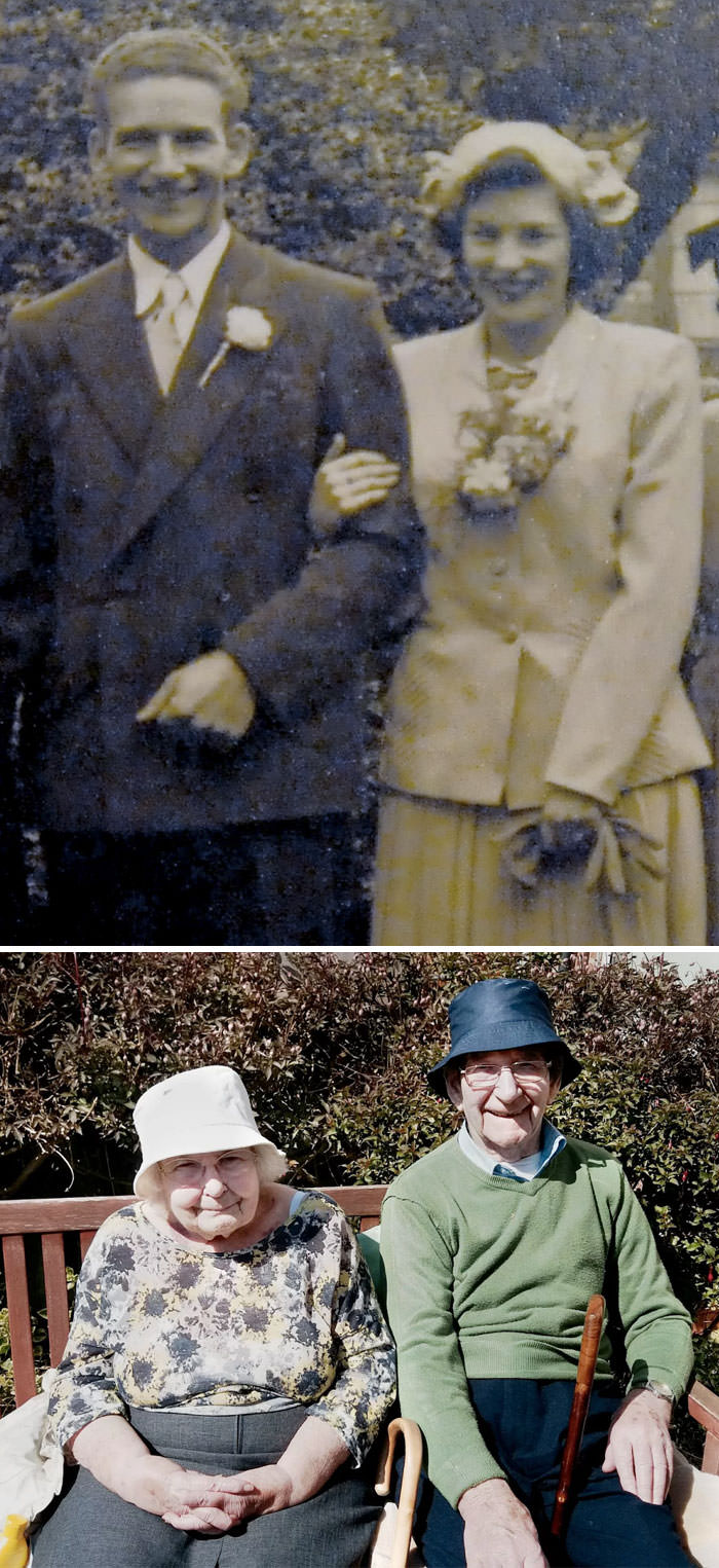 This couple has been together for 70 years