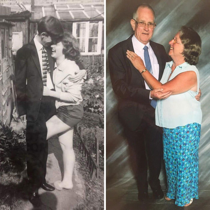 Fifty years apart, still absolutely smitten with each other