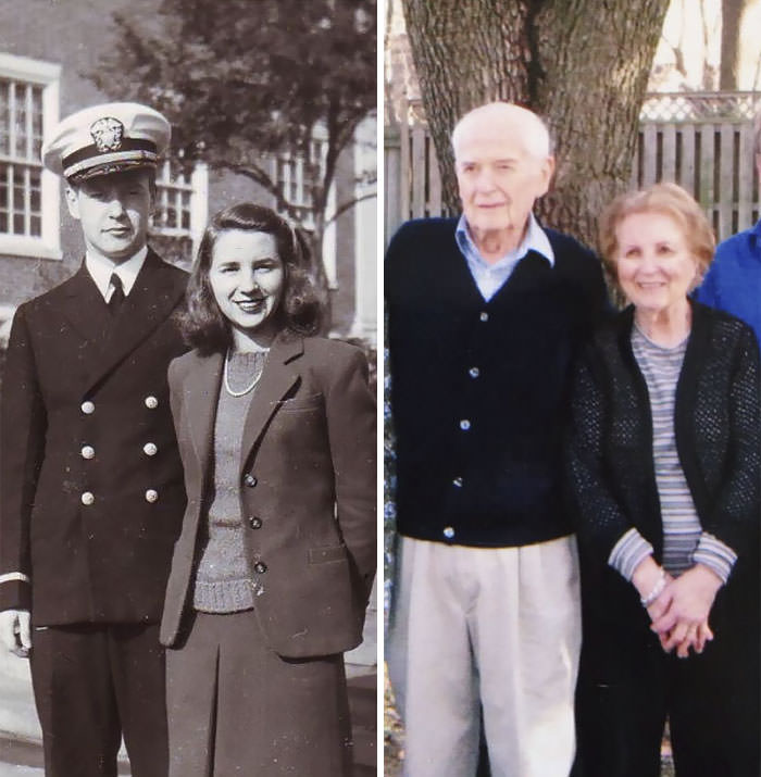 The man passed today, shortly after celebrating his 70th wedding anniversary. They are the strongest couple.