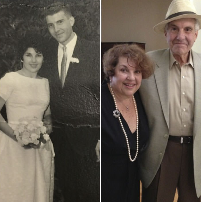 A couple celebrating 52 years of marriage, 4 homes, 3 kids, 5 grandchildren.