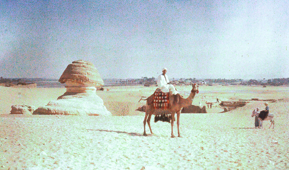 Sphinx and camel. 1913