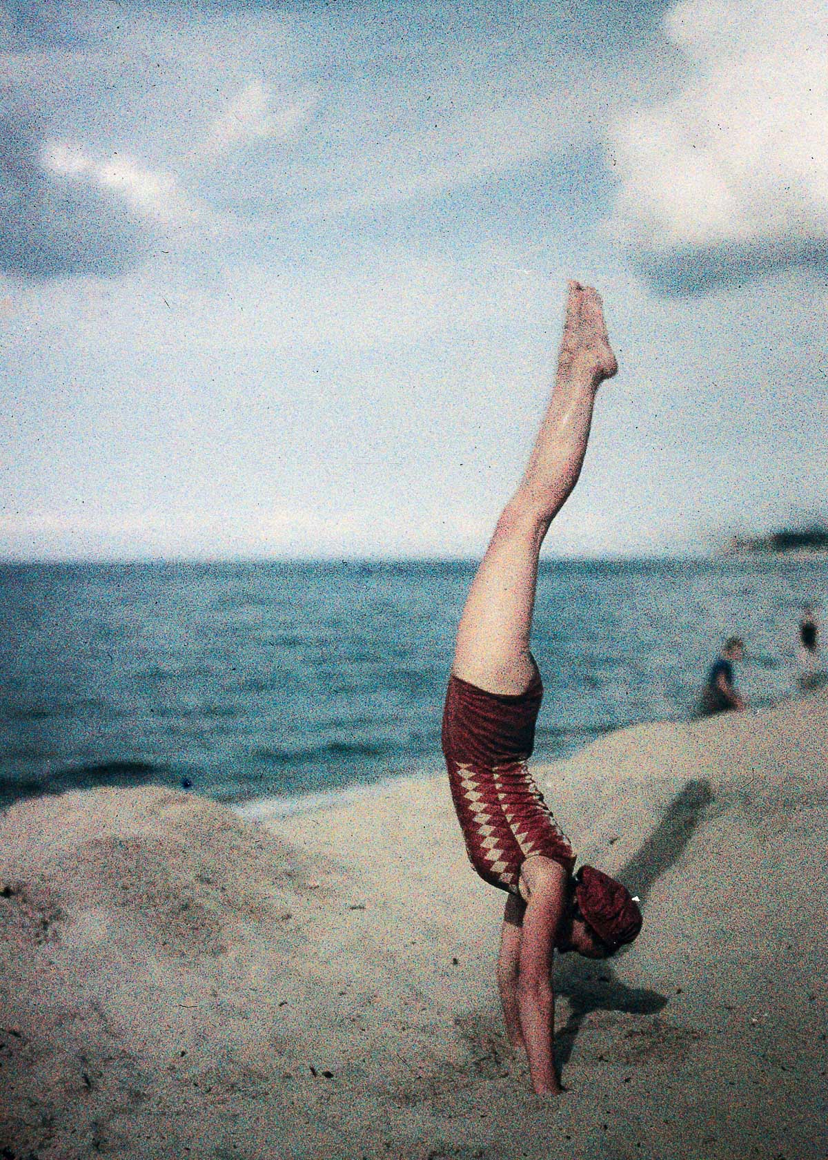 Eva doing a handstand.c. 1925