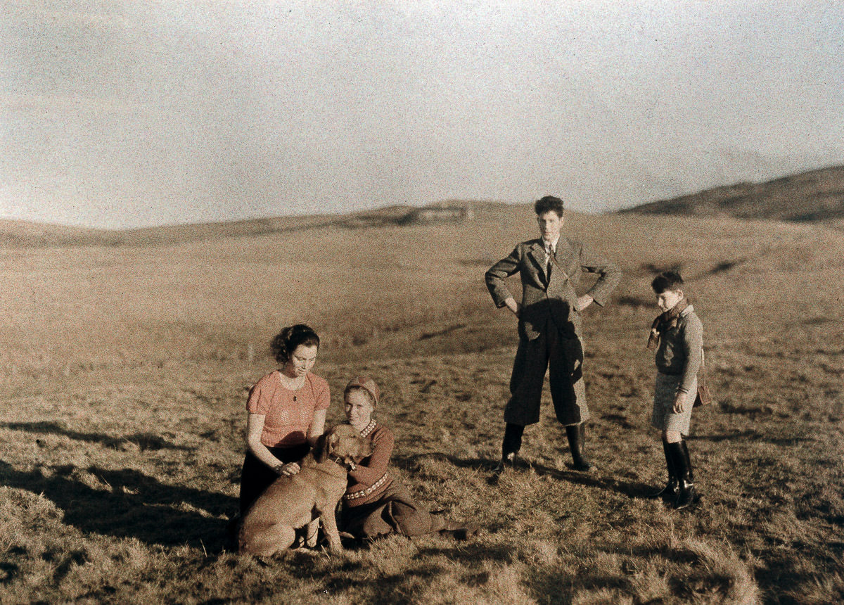 Relatives of the Paneths in Scotland.c. 1933